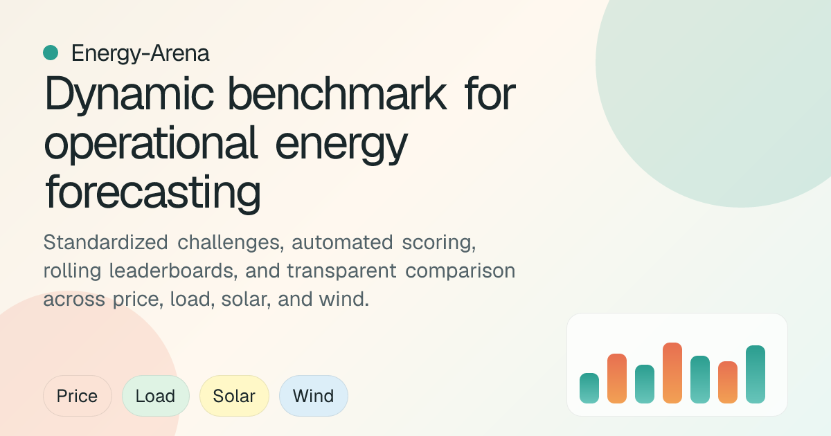 Energy-Arena: A Dynamic Benchmark for Operational Energy Forecasting